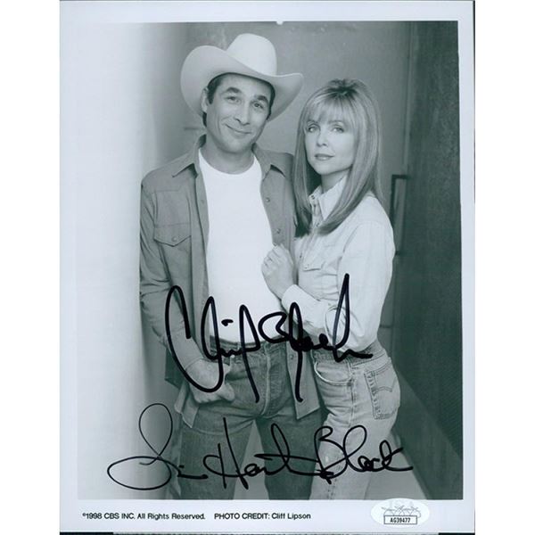Clint and Lisa Hartman Black signed photo. JSA Authenticated