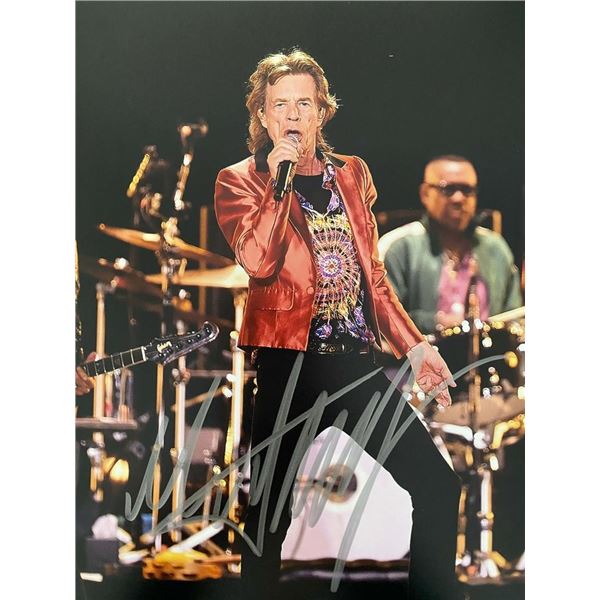 The Rolling Stones Mick Jagger signed photo