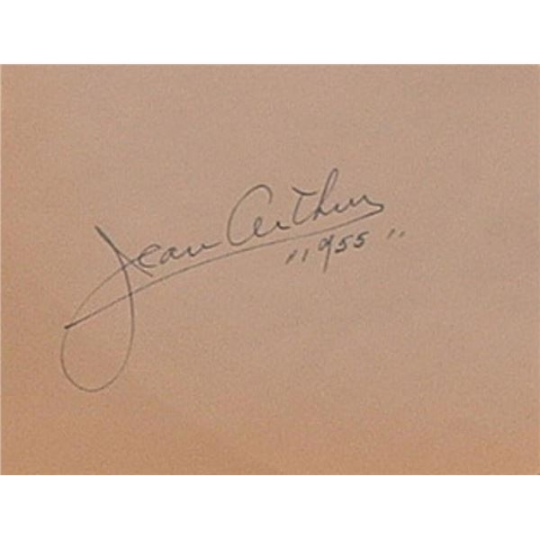 Only Angels Have Wings Jean Arthur signature slip