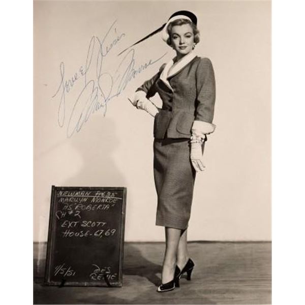 Marilyn Monroe signed photo