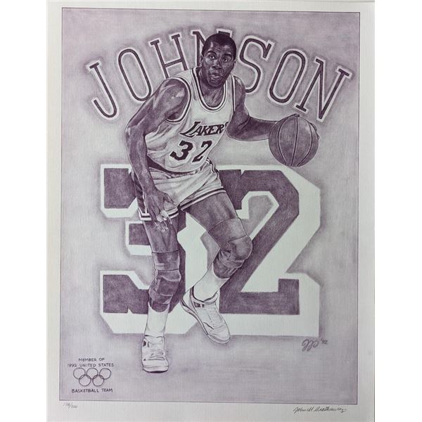 Magic Johnson Original Artwork