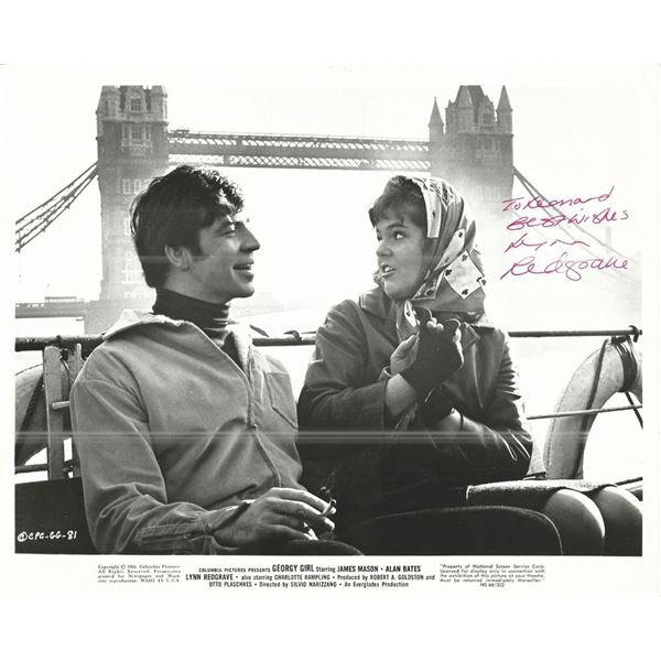 Georgy Girl Lynn Redgrave Signed Movie Photo