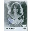Image 1 : Country Singer Dottie West  signed photo. JSA Authenticated