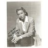 Image 1 : The Fighting Kentuckian Vera Ralston Signed Photo