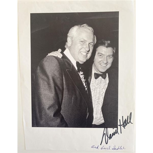David Hall and Carl Sadler signed photo