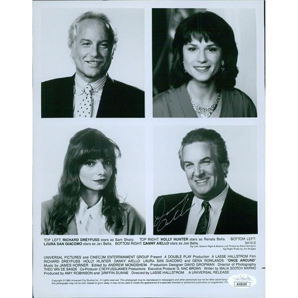 Once Around  Danny Aiello signed promo photo. JSA Authenticated