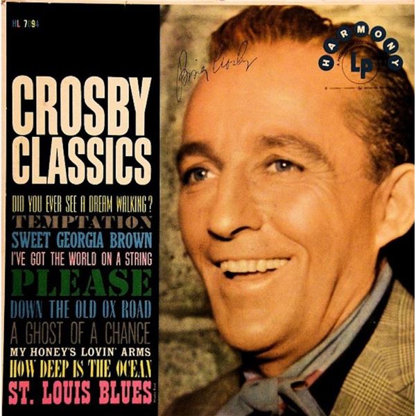 Bing Crosby Classics signed album