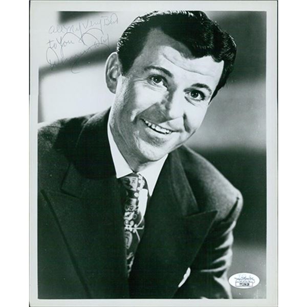Johnny Appleseed Actor Dennis Day signed photo. JSA Authenticated