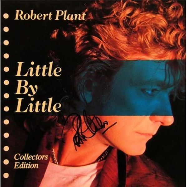 Led Zeppelin Lead Singer Robert Plant collectors edition, signed Little By Little single album