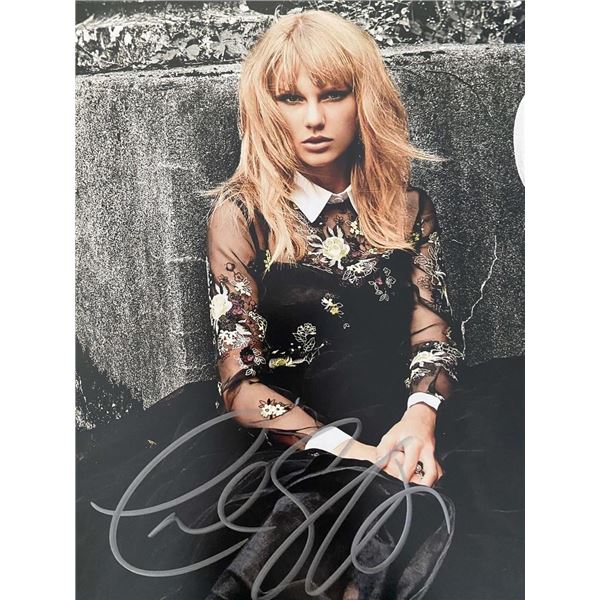 Taylor Swift signed photo