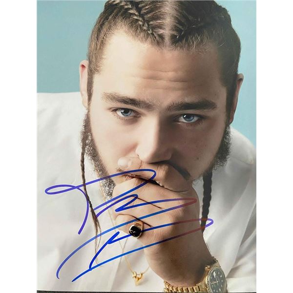 Post Malone signed photo