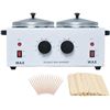 Image 1 : Double-Pot Electric Wax Warmer (1.2L) w/ Adjustable Temp for Hair Removal/Beauty/Spa - New