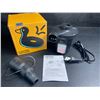 Image 1 : Electric Air Pump 110V (Model: CZ-198B) with Various Inflator Adaptor Tips - New in Box