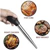 Image 7 : Lot of 2 JY Cookment Stainless Steel Turkey Basters/Syringes for Cooking with Cleaning Brush - New