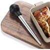 Image 8 : Lot of 2 JY Cookment Stainless Steel Turkey Basters/Syringes for Cooking with Cleaning Brush - New