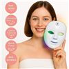 Image 4 : LED 7-Color Light Therapy Face Mask; Anti-Aging, Anti-Wrinkle, Acne/Pore-Reducing Device - NEW