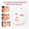 Image 6 : LED 7-Color Light Therapy Face Mask; Anti-Aging, Anti-Wrinkle, Acne/Pore-Reducing Device - NEW