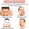 Image 9 : LED 7-Color Light Therapy Face Mask; Anti-Aging, Anti-Wrinkle, Acne/Pore-Reducing Device - NEW