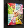 Image 1 : Pokemon Eeveelutions Premium Leather Card Storage Binder - Holds 400 Cards; Zipper Design - New