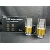 Image 1 : 2-Pack LED Night Lights; Dusk to Dawn Sensors - Plug-In Design - New