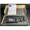 Image 4 : 3-Piece Bathroom Towel Bar/Toilet Paper Holder/Robe Hook Set - New