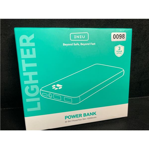 INIU 10,000mAh PowerPaw Slim Portable Powerbank/Portable Charger - New Sealed
