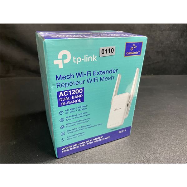 TP-Link AC1200 Mesh Wi-Fi Extender/WiFi Booster - Works with Any WiFi Router - New Sealed!