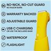 Image 7 : Meridian "The Trimmer Plus" Body Hair/Manscaping Trimmer - Adjustable Guard; Charging Dock - NEW