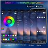 Image 8 : 32.8FT Smart LED RGB Strip Light Kit - Bluetooth/App & Remote Control - Brand New!