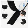 Image 6 : 3 Packs of 3M Hook & Loop Self-Adhesive Tape (3/4" x 20FT Per Pack) Black - New Sealed