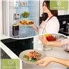 Image 5 : 250PC Disposable Paper Plates/Cutlery Set; Compostable/Biodegradable Dinnerware - New