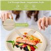 Image 7 : 250PC Disposable Paper Plates/Cutlery Set; Compostable/Biodegradable Dinnerware - New