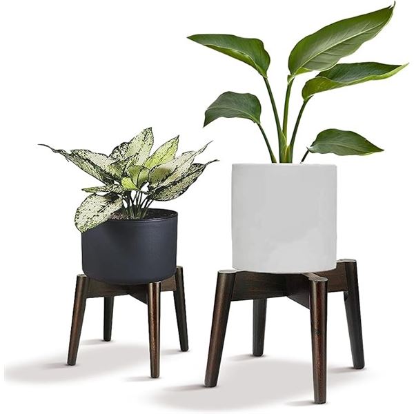 Uppwell 2-Pack Indoor Plant Stands - For Potted Plants Up To 9.5" Tall - New