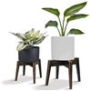 Image 1 : Uppwell 2-Pack Indoor Plant Stands - For Potted Plants Up To 9.5" Tall - New