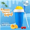 Image 6 : Frozen Magic Slushy Maker Cup (Blue) Freeze, Squeeze, Enjoy! Slushie Drink-Making Cup - New