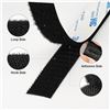 Image 6 : 3 Packs of 3M Hook & Loop Self-Adhesive Tape (3/4" x 20FT Per Pack) Black - New Sealed