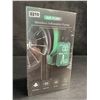 Image 3 : Portable Rechargeable Tire Inflator/Air Pump - Cordless Tire Pump/Powerbank with LED Screen - New!