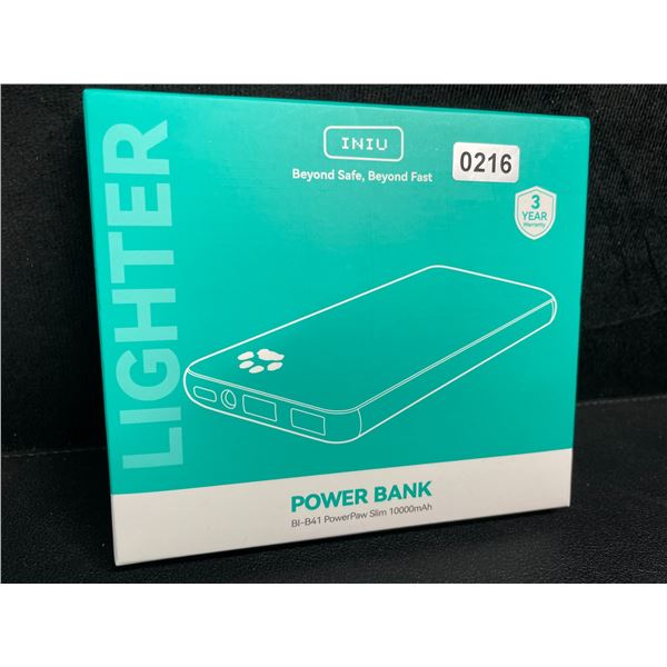 INIU 10,000mAh PowerPaw Slim Portable Powerbank/Portable Charger - New Sealed