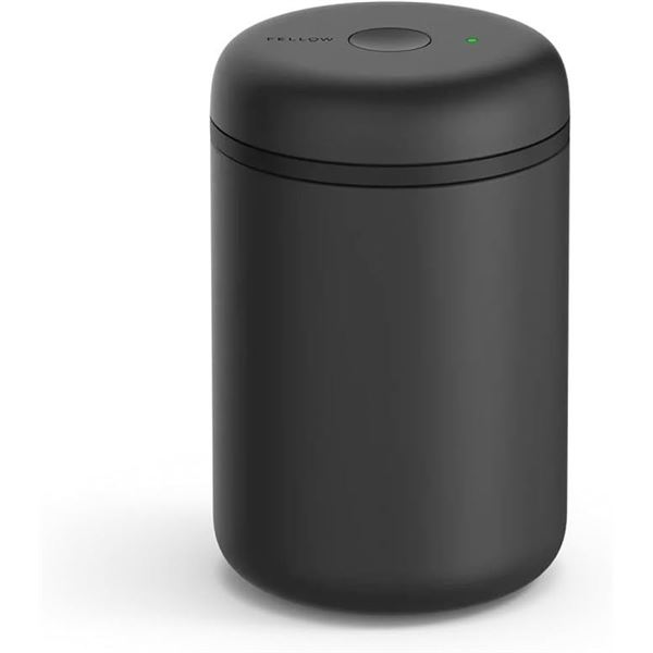 Fellow Atmos Electric Vacuum Canister & Storage Container - Airtight - Matte Black (1.2L) New Sealed