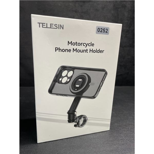Telesin Motorcycle Phone Mount Holder - New Sealed
