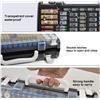 Image 3 : Battery Organizer Storage Holder Case - Double-Sided Battery Storage Case with Handle - New!