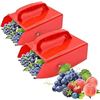 Image 1 : 2-Pack Berry Pickers/Berry Rake Scoops - Extra Wide w/ Ergonomic Handle for Berry Picking - New