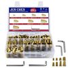 Image 1 : 284PC Steel Threaded Inserts/Hardware Kit for Furniture Screws - M4-M8 Nut Inserts - New Sealed