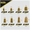 Image 5 : 284PC Steel Threaded Inserts/Hardware Kit for Furniture Screws - M4-M8 Nut Inserts - New Sealed