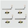 Image 6 : 284PC Steel Threaded Inserts/Hardware Kit for Furniture Screws - M4-M8 Nut Inserts - New Sealed