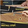 Image 7 : 284PC Steel Threaded Inserts/Hardware Kit for Furniture Screws - M4-M8 Nut Inserts - New Sealed
