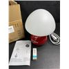 Image 2 : Mushroom Table Lamp/Bedside Light with LED Bulb - New in Box