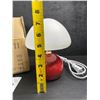Image 4 : Mushroom Table Lamp/Bedside Light with LED Bulb - New in Box
