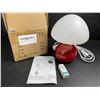 Image 1 : Mushroom Table Lamp/Bedside Light with LED Bulb - New in Box