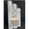 Image 1 : 3-Pack of Food Vacuum Sealer Bags (8 x 10", 10 x 10", & 11 x 10") - New